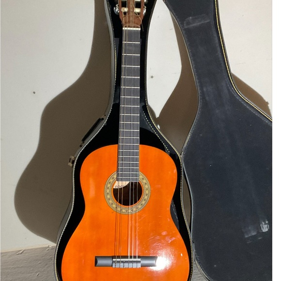 Eagle Acoustic Guitar with Case - - Picture 1 of 4